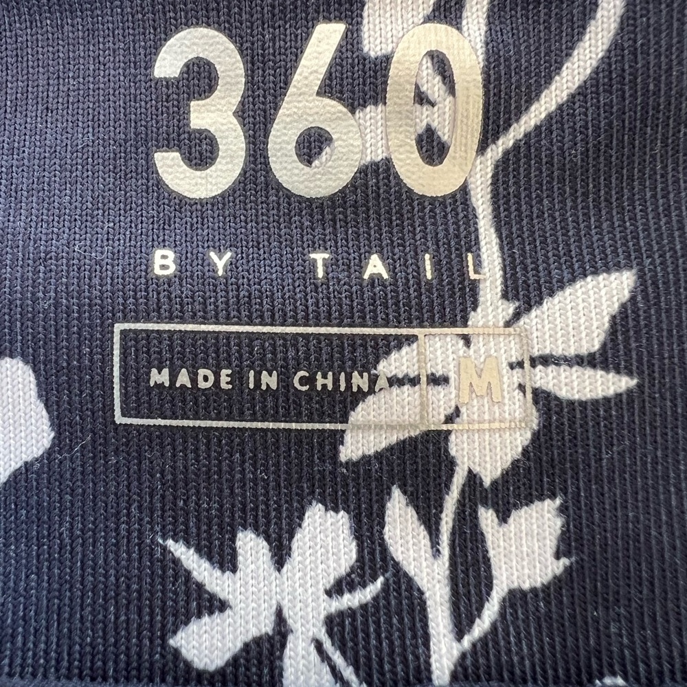 Tail Navy and White Floral Golf Skort - Picture 5 of 5